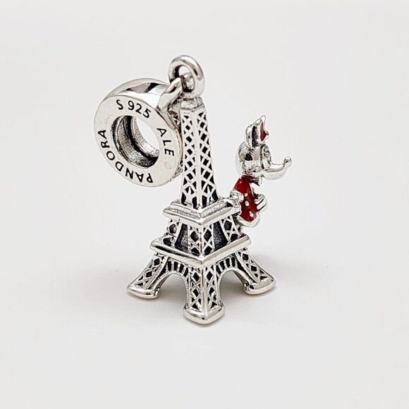 Pandora Disney Minnie Mouse Eiffel Tower Charm - Picture 2 of 4